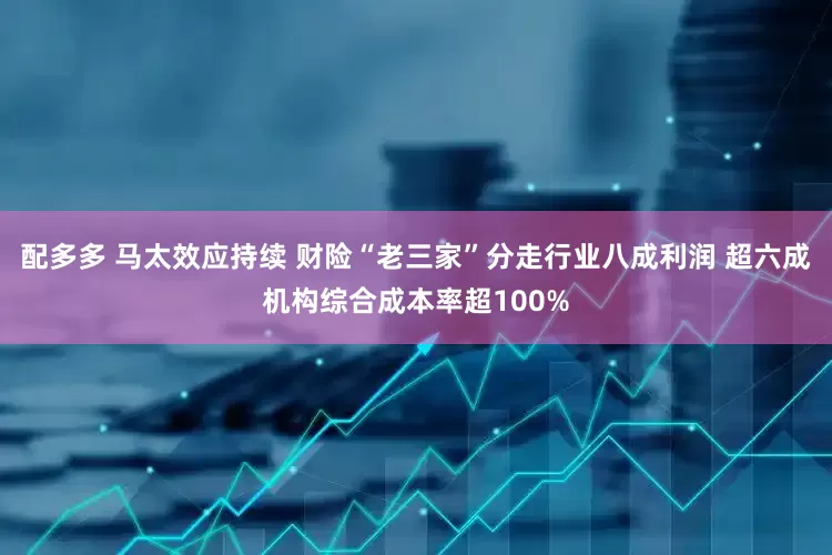 配多多 马太效应持续 财险“老三家”分走行业八成利润 超六成机构综合成本率超100%
