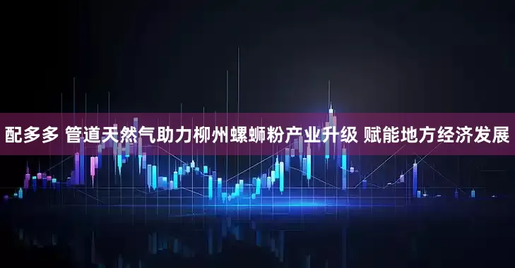 配多多 管道天然气助力柳州螺蛳粉产业升级 赋能地方经济发展